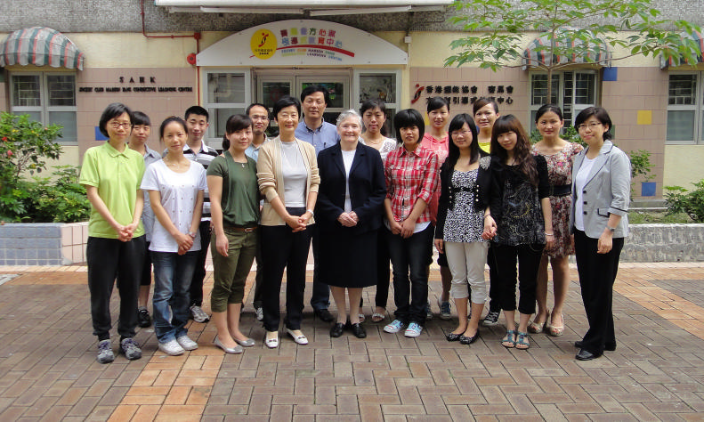 Class photo with participants of the 