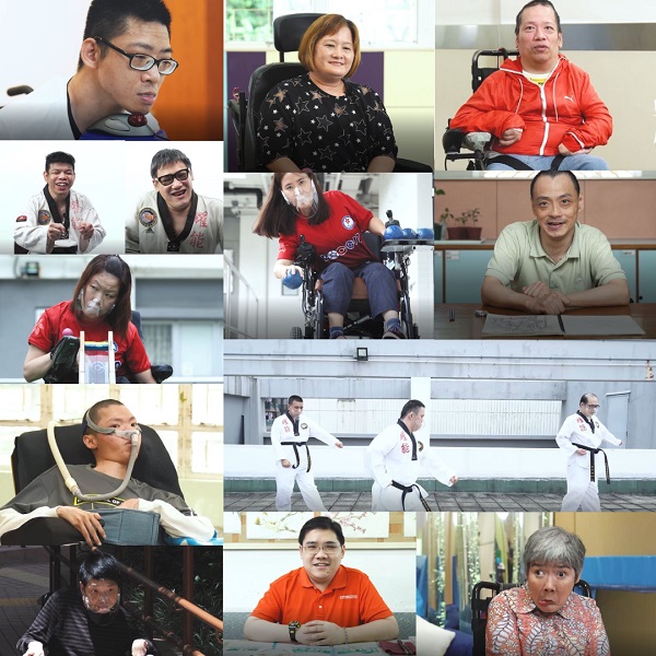 耀能大使透過分享自己的奮鬥故事向社會宣揚正面人生,推動共融文化。 耀能大使透過分享自己的奮鬥故事向社會宣揚正面人生,推動共融文化。