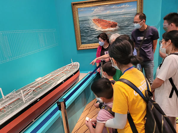 博物館內有很多與香港海事相關的模型。