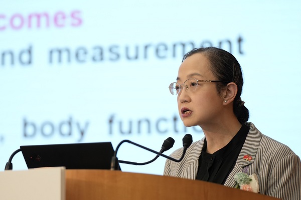 Ms Vega WONG, JP, Commissioner for Rehabilitation, Labour and Welfare Bureau, said the Government implemented Persons with Disabilities and Rehabilitation Programme Plan in 2020 and identified opportunities for applying the ICF in Hong Kong.