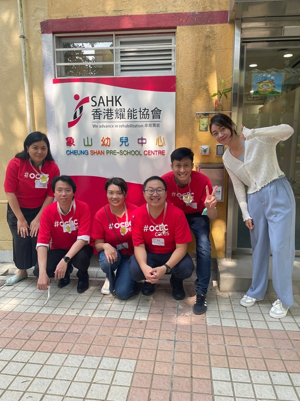 幼兒中心的小朋友製作了感謝獎牌送給義工。 幼兒中心的小朋友製作了感謝獎牌送給義工。